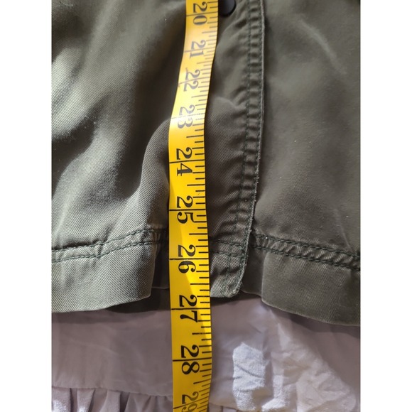 Loft Olive green utility jacket Women's SZ M gorpcore street casual boho grunge - Picture 9 of 12